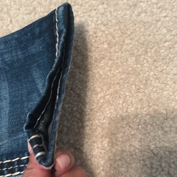 Rock Revival Distressed Jeans Mid Rise.Size 27 Ankle Skinny - Picture 7 of 13